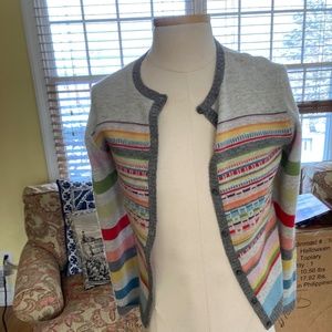 Multi colored cardigan
